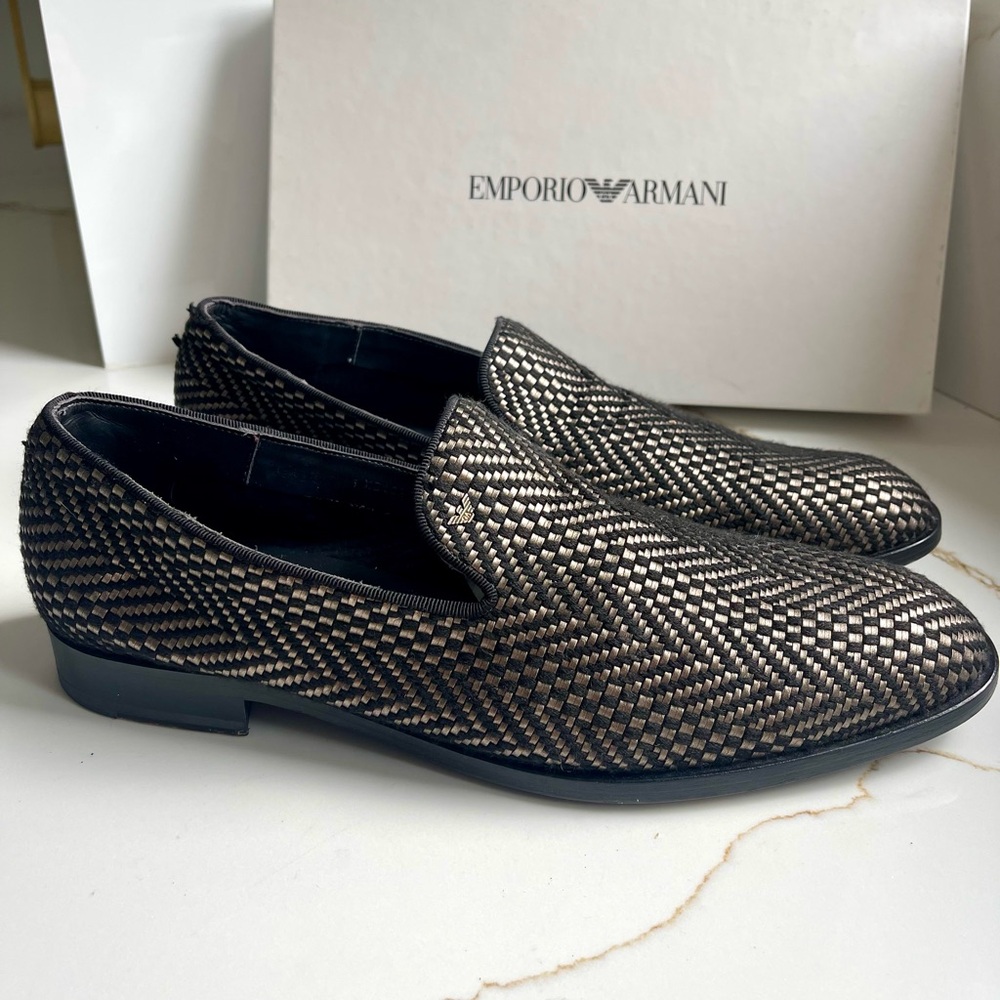 Armani LIMITED EDITION loafers black & gold
